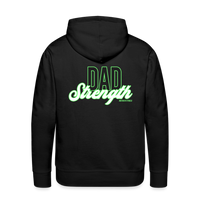 Men’s "Dad Strength" Premium Hoodie - black