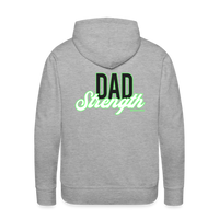 Men’s "Dad Strength" Premium Hoodie - heather grey