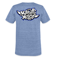 Unisex "Motifaith Muscle" Tri-Blend T-Shirt - heather blue
