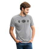 Unisex Barbell Tri-Blend T-Shirt - heather grey