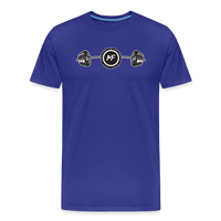 Motifaith Muscle Barbell Premium T-Shirt - royal blue