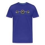 Motifaith Muscle Barbell Premium T-Shirt - royal blue