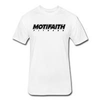 2022 Fitted Cotton/Poly Motifaith Tee by Next Level - white
