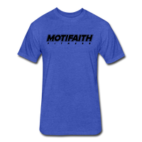 2022 Fitted Cotton/Poly Motifaith Tee by Next Level - heather royal