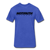 2022 Fitted Cotton/Poly Motifaith Tee by Next Level - heather royal