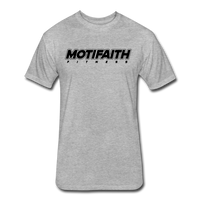 2022 Fitted Cotton/Poly Motifaith Tee by Next Level - heather gray