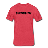 2022 Fitted Cotton/Poly Motifaith Tee by Next Level - heather red