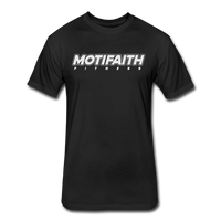 2022 Fitted Cotton/Poly Motifaith T-Shirt by Next Level - black