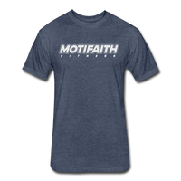 2022 Fitted Cotton/Poly Motifaith T-Shirt by Next Level - heather navy