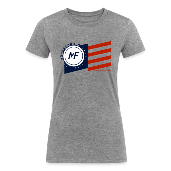 Women's Tri-Blend Motifaith Freedom Organic T-Shirt - heather gray